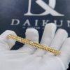 Custom Jewelry Van Cleef & Arpels Perlée Pearls of Gold Bracelet Medium Model Yellow Gold VCARO7A800