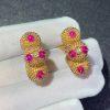 Custom Jewelry Cartier Cactus De Cartier Earrings N8515099