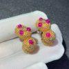 Custom Jewelry Cartier Cactus De Cartier Earrings N8515099