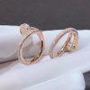 Custom Jewelry Cartier Juste un Clou Ring Rose Gold Diamonds N4748600