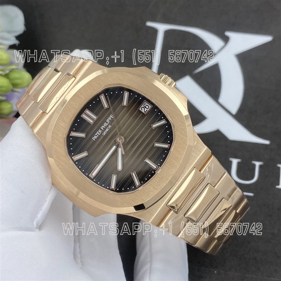 Custom Watches Patek Philippe Nautilus 5711/1R-001 Automatic Brown Dial Watch 40mm