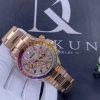 Custom Watches Rolex Daytona Rainbow Custom Diamonds Rose Gold 116595rbow