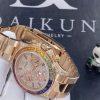 Custom Watches Rolex Daytona Rainbow Custom Diamonds Rose Gold 116595rbow