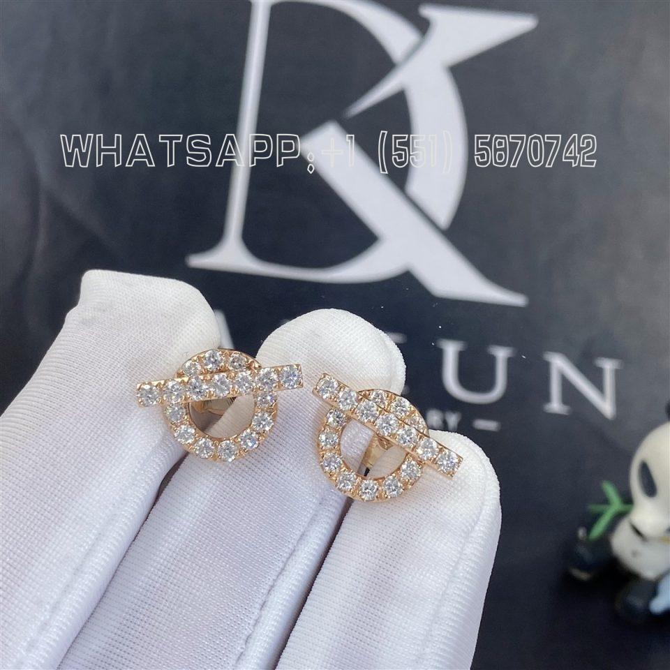 Custom Jewelry Hermes Paris Finesse Earrings H219512B00