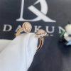 Custom Jewelry Piaget Possession Open Ring in 18k Rose Gold and Diamonds G34P1F00
