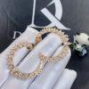 Custom Jewelry Piaget Sunlight Earrings in 18k Rose Gold G38L1D00
