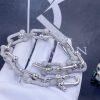 Custom Jewelry Tiffany Hardwear Bracelet à Maillons White Gold 60715157