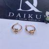 Custom Jewelry Bulgari B.zero1 Rose Gold Hoop Earrings 128719