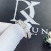 Custom Jewelry Bulgari Serpenti Viper in 18K White Gold and Diamond Pavé Ring AN857940