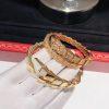Custom Jewelry Bulgari Serpenti Viper One-coil Bracelet in 18k Rose Gold Set with Full Pavé Diamonds