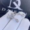 Custom Jewelry Chanel Eternal N°5 Transformable Earrings 18k White Gold And Diamonds J11992