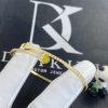 Custom Jewelry Marli Cleo Diamond Slim Slip-On Bracelet In Yellow Gold And Yellow Quartzite CLEO-B1