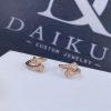 Custom Jewelry Marli Cleo Full Diamond Huggie Earrings in Rose Gold CLEO – E21