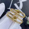 Custom Jewelry Tiffany HardWear Link Earrings in yellow gold 60006355