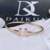 Custom Jewelry Tiffany T Wire Bracelet in 18k Rose Gold 60010744