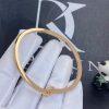 Custom Jewelry Tiffany T T1 Hinged Bangle in Rose Gold with Diamonds Narrow 68315778