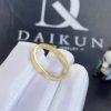 Custom Jewelry Cartier C De Cartier Wedding Ring in 18K Yellow Gold B4086400