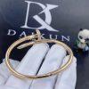 Custom Jewelry Cartier Juste un Clou Bracelet in 18K Rose Gold and Diamonds B6048517