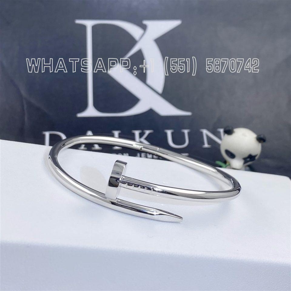 Custom Jewelry Cartier Juste un Clou Bracelet in 18K White Gold B6048317