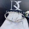 Custom Jewelry Cartier Juste un Clou Bracelet in 18K White Gold B6048317