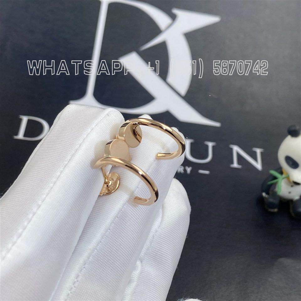 Custom Jewelry Cartier Juste un Clou Earrings in 18K Rose Gold B8301234