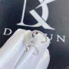 Custom Jewelry Cartier Juste un Clou Earrings in 18K White Gold and Diamonds B8301431