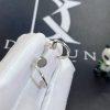 Custom Jewelry Cartier Juste un Clou Earrings in 18K White Gold B8301236