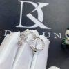 Custom Jewelry Cartier Juste un Clou Earrings in 18K White Gold B8301236