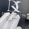 Custom Jewelry Cartier Juste un Clou Earrings in 18K White Gold B8301236