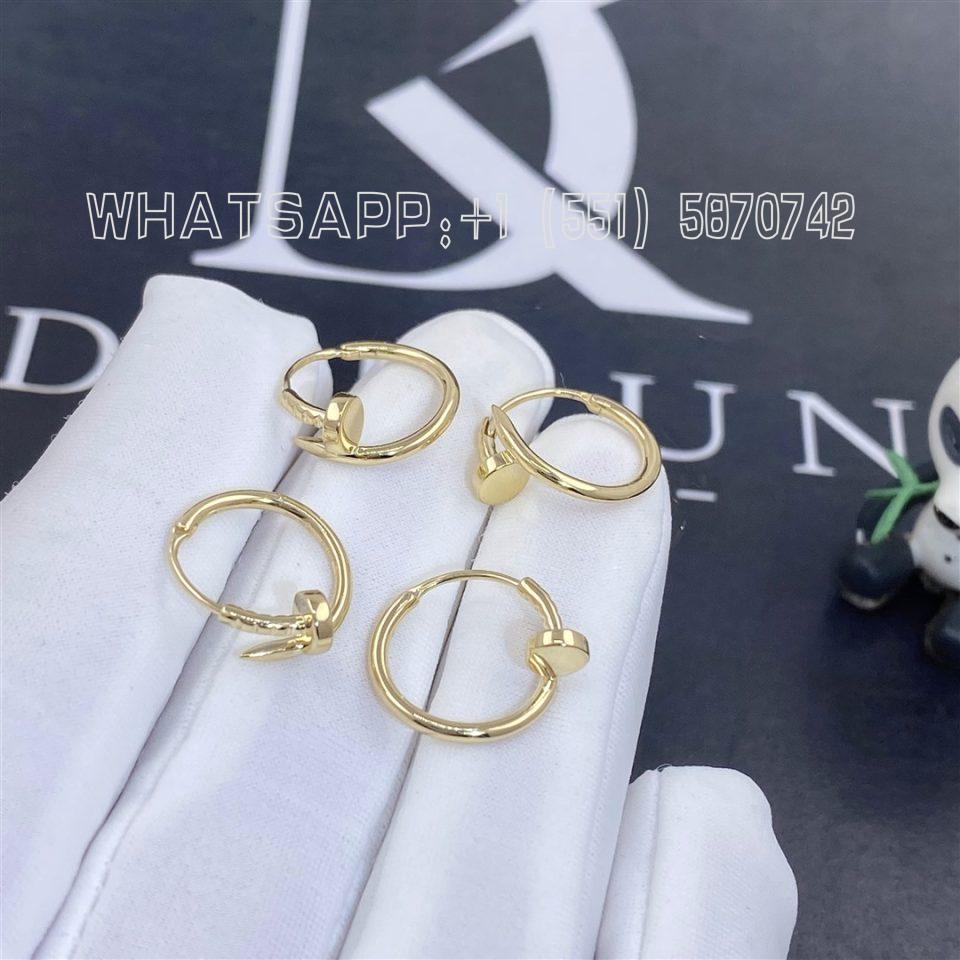 Custom Jewelry Cartier Juste un Clou Earrings in 18K Yellow Gold B8301446