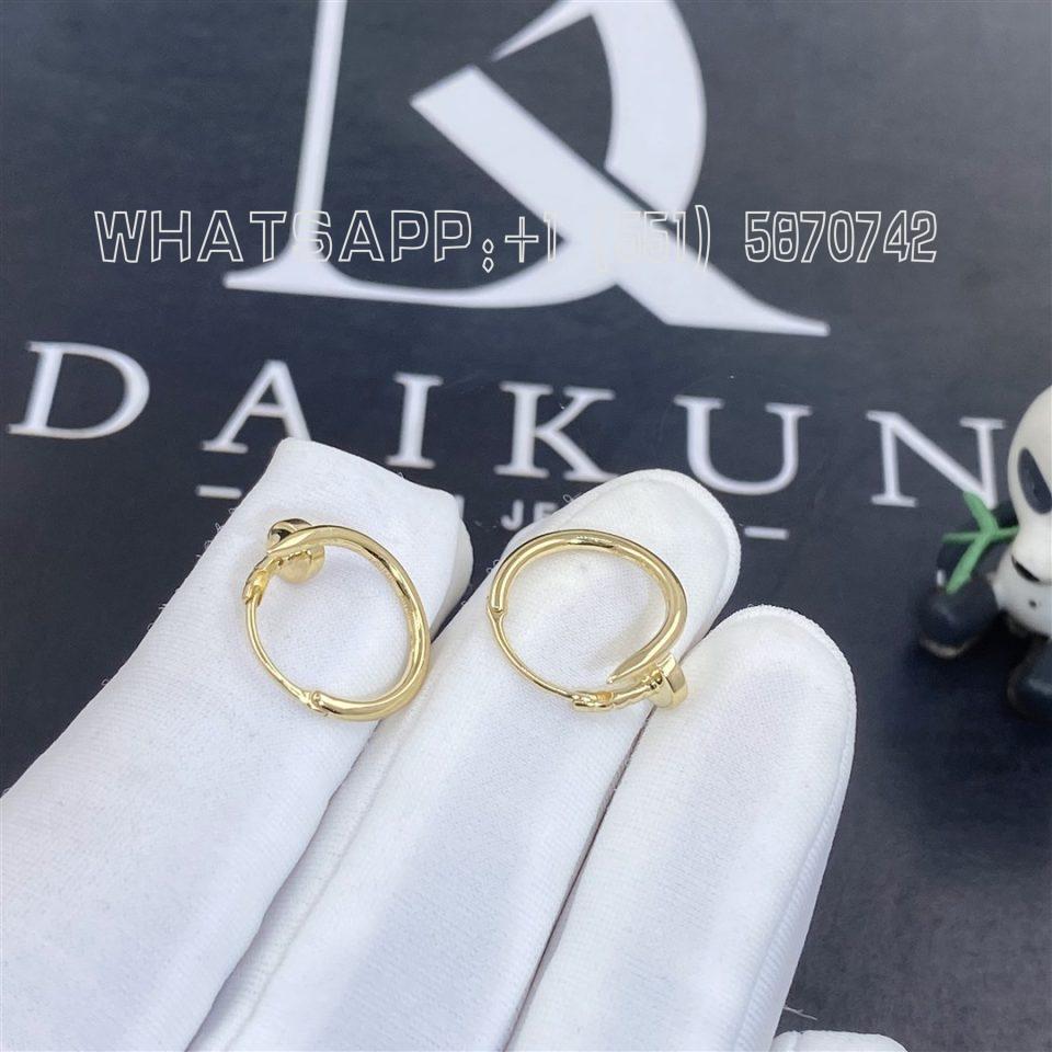 Custom Jewelry Cartier Juste un Clou Earrings in 18K Yellow Gold B8301446