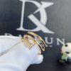 Custom Jewelry Cartier Juste un Clou Ring in 18K Rose Gold and Diamonds B4210800