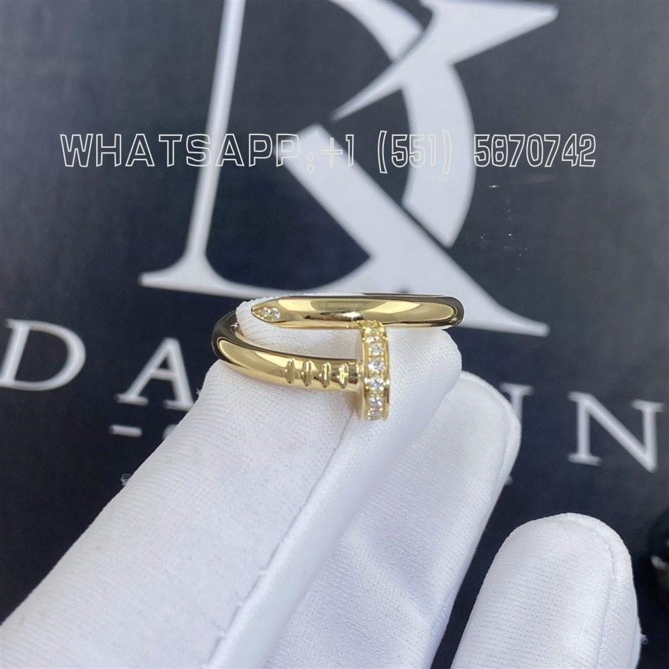 Custom Jewelry Cartier Juste un Clou Ring in 18K Yellow Gold and Diamonds B4216900
