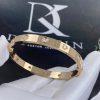 Custom Jewelry Cartier Love Bracelet in 18K Rose Gold and 10 Diamonds B6070217 -6.1 mm