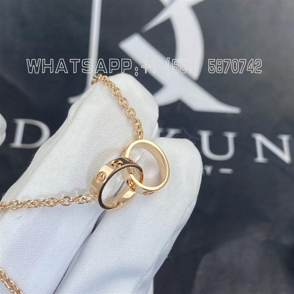 Custom Jewelry Cartier Love Necklace in 18K Rose Gold B7212300