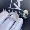 Custom Jewelry Cartier Love Ring 3 Diamonds and 18K White Gold B4032500 – 5.5 mm