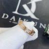 Custom Jewelry Cartier Love Wedding Band in 18K Rose Gold and Diamond-paved B4085800 – 4 mm to 5 mm