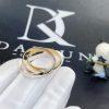 Custom Jewelry Cartier Trinity Ring Classic in 18K White Gold, Yellow Gold, Rose Gold B4052700