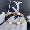 Custom Jewelry Hermes Collier de Chien Diamond 18K Rose Gold Bracelet SH H115406B 00ST