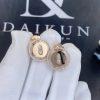 Custom Jewelry Messika Lucky Move Stud Earrings Rose Gold Diamond 11571-PG