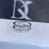 Custom Jewelry Messika Move Romane White Gold Ring with Diamonds 06516-WG