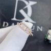Custom Jewelry Messika Move Uno Rose Gold Ring with Diamonds 12113-PG