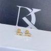 Custom Jewelry Messika Yellow Gold Diamond Earrings Gold Move Uno Stud Earrings 12305-YG