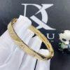Custom Jewelry Roberto Coin Love in Verona Bracelets in 18k Yellow Gold with Diamonds Wide Version ADR888BA2011