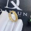Custom Jewelry Roberto Coin Love in Verona Ring in 18k Yellow Gold with Diamonds Wide Version ADR888RI2011
