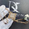 Custom Jewelry Roberto Coin Venetian Princess Diamond Flower Locket Paperclip Link Necklace