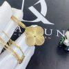 Custom Jewelry Van Cleef & Arpels Magic Alhambra long necklace Guilloché Yellow Gold VCARP4KO00