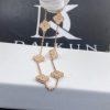 Custom Jewelry Van Cleef & Arpels Sweet Alhambra Bracelet, 6 Motifs in 18K Rose gold VCARO8DD00