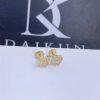 Custom Jewelry Van Cleef & Arpels Sweet Alhambra Earrings in 18K Yellow Gold and Diamond VCARO85500