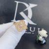 Custom Jewelry Van Cleef & Arpels Vintage Alhambra Ring in 18K Rose gold and Diamond VCARN9ZT00